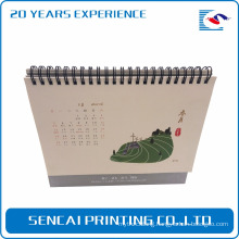 Best price customized factory supply triangle rectangle desk calendar